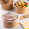 1000ml Kraft Salad Bowls