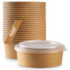 1300ml Kraft Salad Bowls