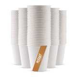 6oz Single Wall Paper Cups, White