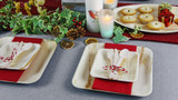 Disposable Christmas Tableware for an Eco-Friendly Festive Season 