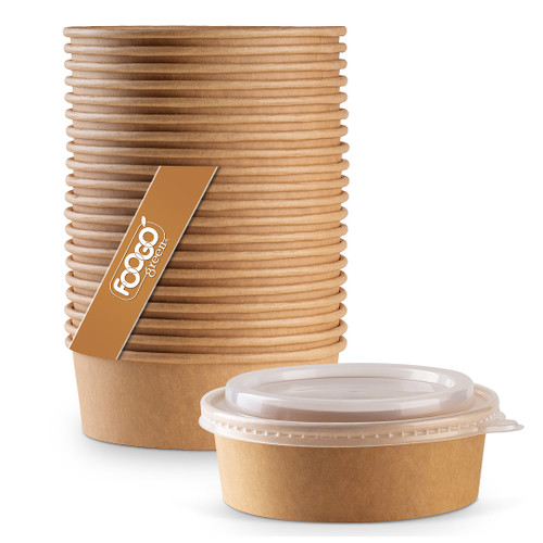 500ml Kraft Salad Bowls