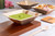 FOOGO Green large deep square bowls