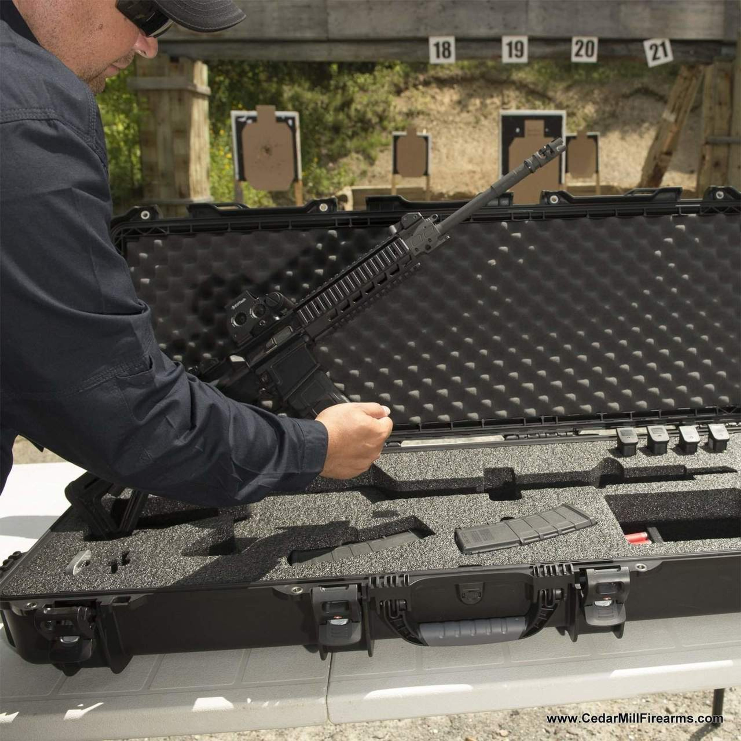 Nanuk 990 WATERPROOF Gun Case with Foam for Rifles