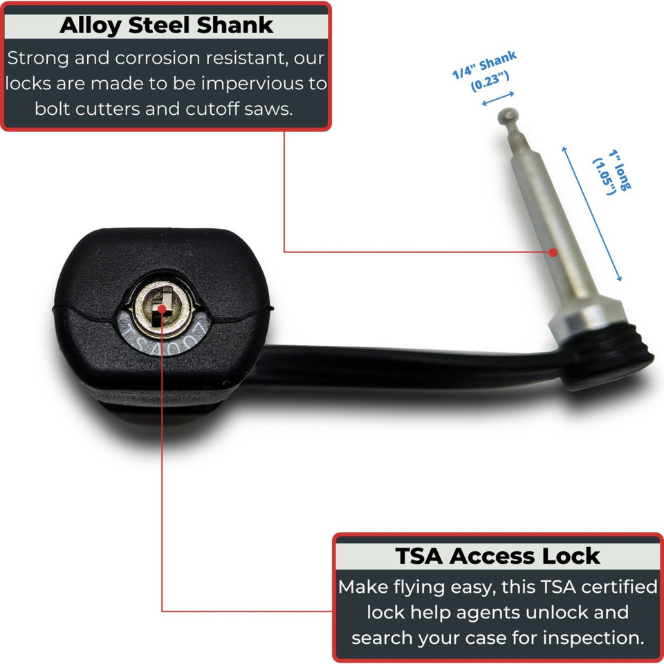 Premium TSA Approved Gun Case Lock Cedar Mill Firearms
