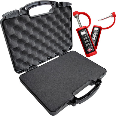 Pistol Case with 2 Gun Locks