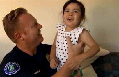Image result for Costa Mesa policeman saved a 4-year-old girl