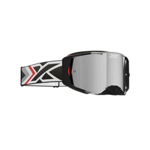 LUCID GOGGLE BLACK-WITH SILVER MIRROR LENSE