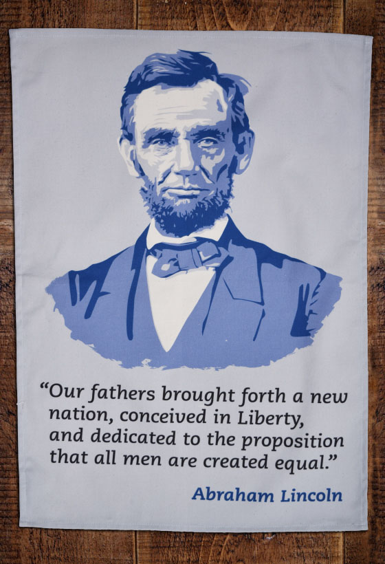 Forever Free Abraham Lincoln And The Emancipation Proclamation Radical Tea Towel Us