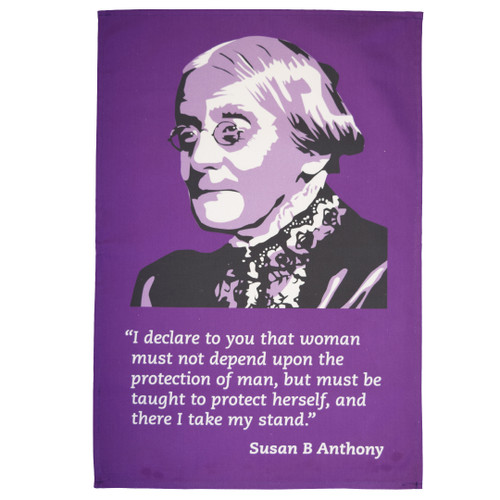 Zazzle Susan B. Anthony & Elizabeth C. Stanton Jersey, Women's, Size: Large, Royal Purple/Yellow Orange/Red Brown