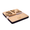 Wooden Cheese Board with 4 Pegs - Sage Smoke