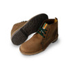 Front view - Terrae Mid Africa /Pecan Brown-Posy Green Leather Vellies