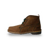 Side view - Terrae Mid Africa /Pecan Brown-Posy Green Leather Vellies