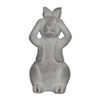 Grey Cement Bunny - See No Evil (20cm)