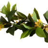 Artificial Yellow Flowers And Green Leaves Branch