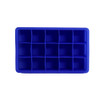 Blue 15 Cubes Silicone Ice Cube Tray