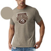 Men's Cotton T-Shirt Sand Melange  - Wees Braaf