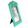 Seagreen Rectangle Rose Bow Photoframe