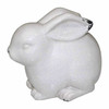 White Glazed Vintage Ceramic Sitting Bunny