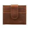 Genuine Leather Wallet with Clip Closure