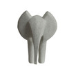 Grey Stone Finish Elephant
