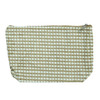 Small Blocks Textured Zip Pouch