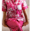 PJ Set in Bag / Long / Cherise Pink Jungle
