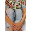 PJ Set in Bag / Long / Blue Florals