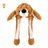 Brown Dog Light Up Animal Squeeze Hat