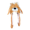 Hairy Brown Dog Light Up Animal Squeeze Hat