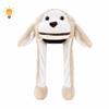 Light Brown Monkey Light Up Animal Squeeze Hat