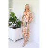 New Plett Kaftan / Peach Tropic Garden