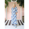 Bella Long Shirt Dress / Blue Lagoon