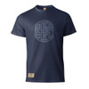 Men's T-Shirt Bevel Print / Navy