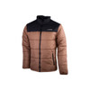 Wildebees Mens Colourblock Puffer Black / Tan Black
