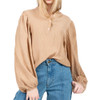 Amy Blouse Camel