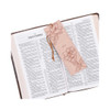 Trust Pink Faux Leather Bookmark