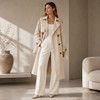 Dbl-breasted Coat/Apricot