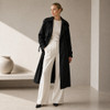 Dbl-breasted Coat/Black