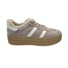 Bree Sneaker / Mushroom Grey & White