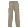 Half Elasticated Waistband Cargo Pants / Khaki