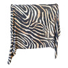 Black & Taupe Zebra Viscose Scarf