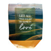 Let All You Do In Love Reusable Shopping Bag