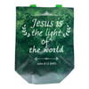 Jesus Is the Light Reusable Shopping Bag