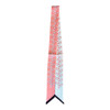Coral & Sky Blue Chain Thin Twilly Scarf