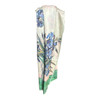 Blue Iris Garden Silk Scarf