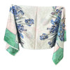 Blue Iris Garden Silk Scarf