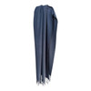 Midnight Black Polyester Scarf