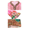 Arlene Dress - Pink Tropical Leopard