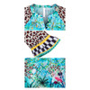Ava Dress - Turquoise Safari