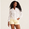White Anglaise Trim Blouse
